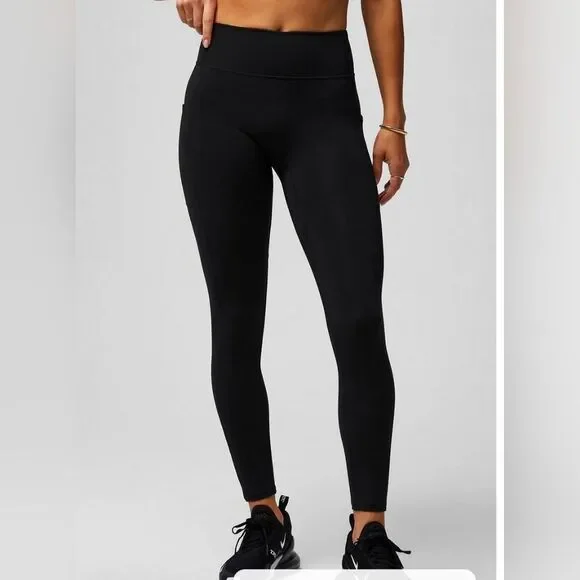Fabletics Anywhere Motion365+ High-Waisted Utility Legging Black NWT in pkg - Picture 1 of 9